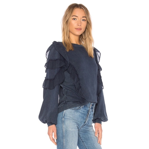 tularosa cat ruffle sweater